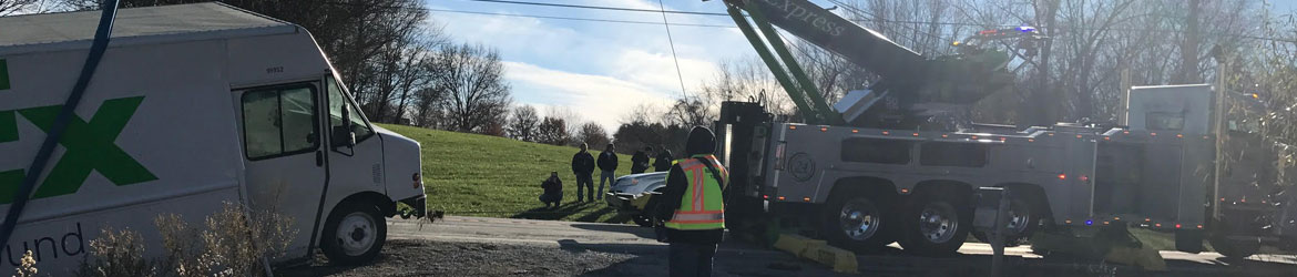 FedEx Truck Towing